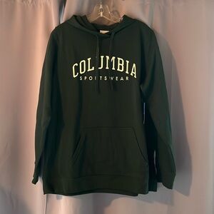 Hunter Green Columbia Sportswear hooded Sweatshirt